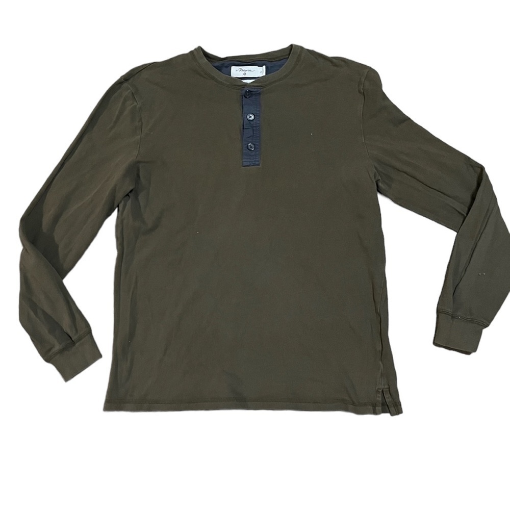 3.1 Phillip Lim for Target Mens Henley Long Sleeve Pullover Shirt Size Small